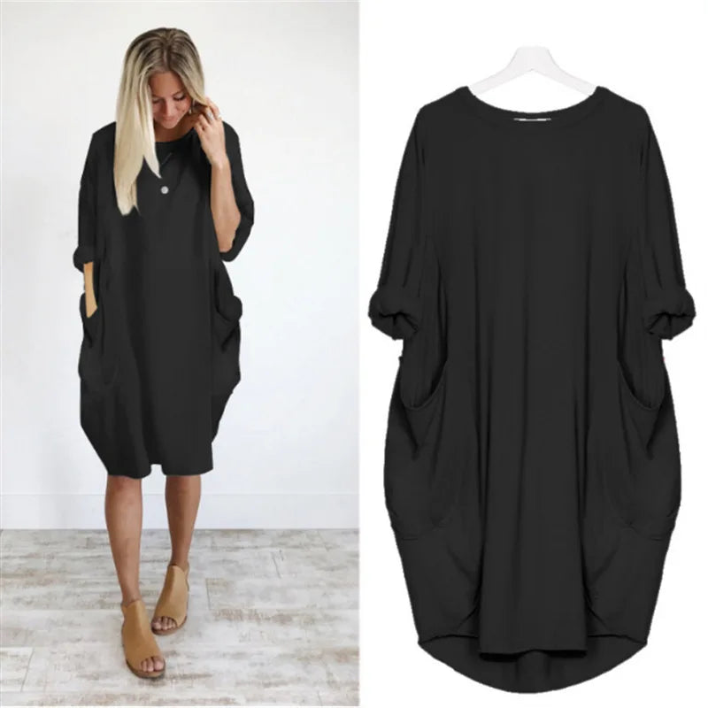 Sophie | Refined belly-covering dress