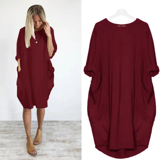 Sophie | Refined belly-covering dress